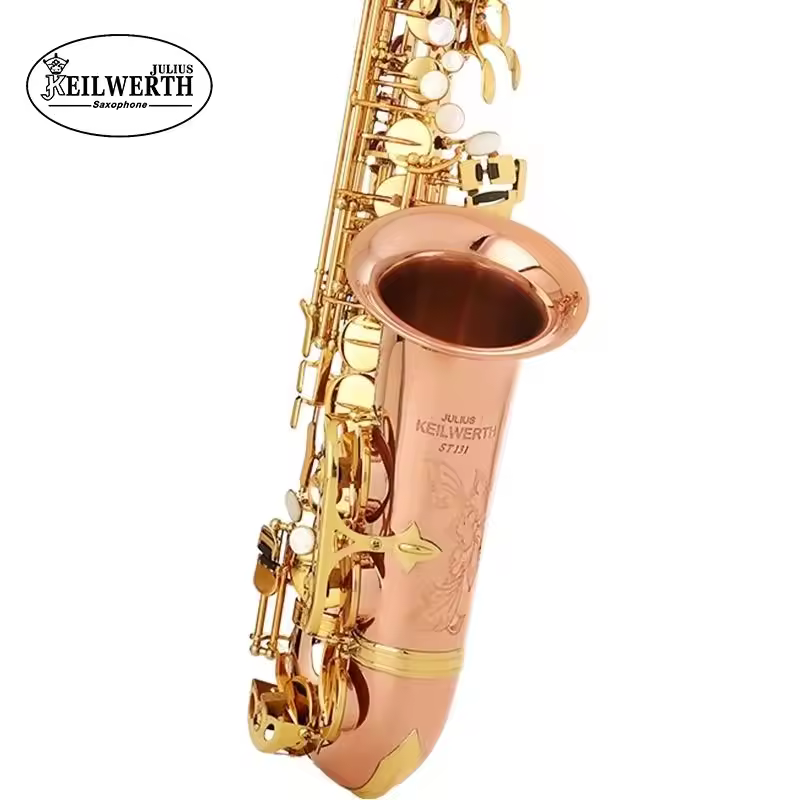 counterfeit Julius Keilwerth saxophone, fake ST model alto saxophone in phosphor bronze color, fake Keilwerth logo