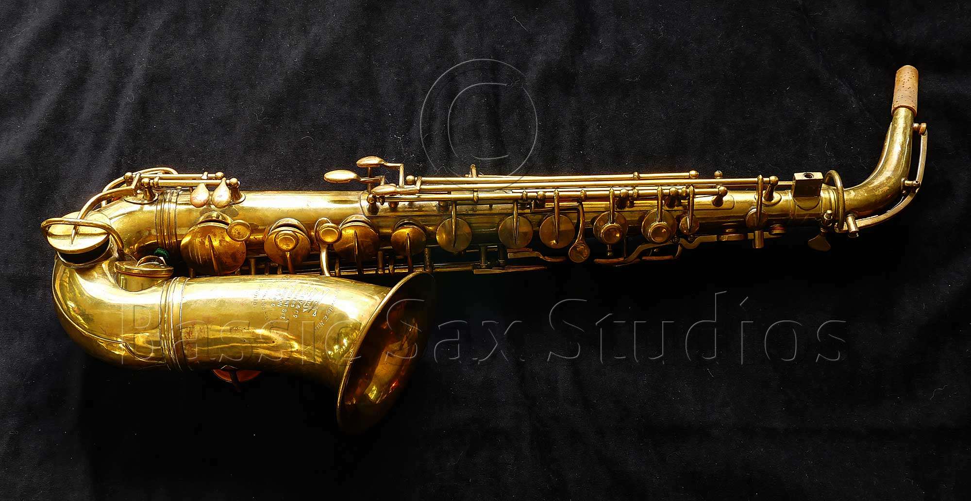LP Boosey & Co. Eb alto keyed to low B