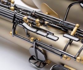 Source: facebook.com/JuliusKeilwerth Keilwerth 100th Anniversary SX90R saxophone, tenor sax, angel wing, new German saxophone, German nickel silver body with sandblasted finish, black nickel-plated keywork, ebony wood key touches