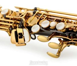 JK1300-5B-0 Black Nickel Plate with Gold Lacquer Keys Source: sweetwater.com