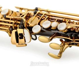 JK1300-5B-0 Black Nickel Plate with Gold Lacquer Keys Source: sweetwater.com