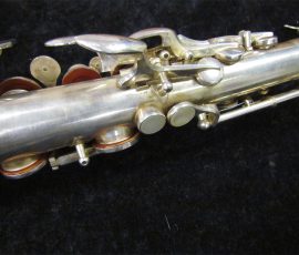 Source: SAXQUEST.COM on eBay.com Eugen Schuster, alto saxophone, silver saxophone, saxophone keys, vintage German saxophone, 1940s sax
