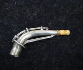 Source: SAXQUEST.COM on eBay.com Eugen Schuster, alto saxophone, silver saxophone, saxophone neck, vintage German saxophone, 1940s sax
