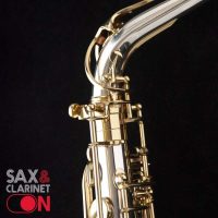 Key mechanism for harmonic key on Selmer Series III sterling silver alto sax. Source: sax-.on.com