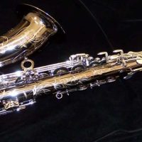 Here's the real deal. How many differences can you spot? Source: Kessler & Son's Music Keilwerth SX90R Shadow, tenor saxophone, black sax, silver keys
