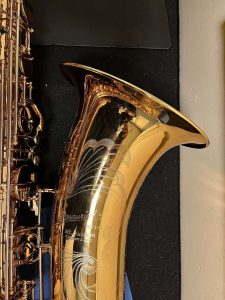 saxophone bell, bass saxophone, P. Mauriat, PM-350,