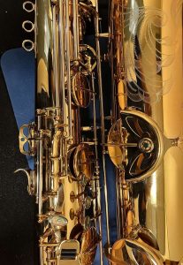 saxophone keys, bass saxophone, P. Mauriat, PM-350,
