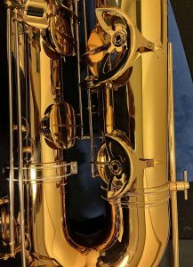 saxophone keys, bass saxophone, P. Mauriat, PM-350,