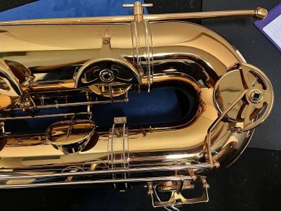 saxophone keys, bass saxophone, P. Mauriat, PM-350,