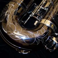 Source: Kessler & Son's Music saxophone bow engraving, Keilwerth SX90R Shadow,