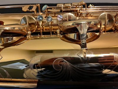 saxophone tone holes, bass saxophone, P. Mauriat, PM-350,