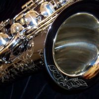 Source: Kessler & Son's Music saxophone bell lip engraving, Keilwerth SX90R Shadow,
