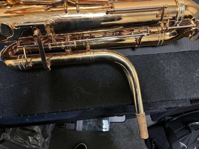 saxophone neck, bass saxophone, P. Mauriat, PM-350,