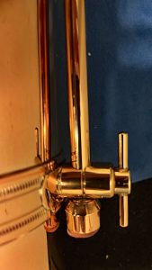 support peg guide, bass saxophone, P. Mauriat, PM-350,