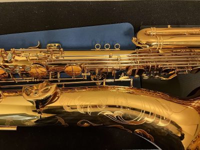 saxophone keys, bass saxophone, P. Mauriat, PM-350,
