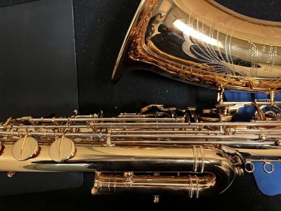 saxophone bell, bass saxophone, P. Mauriat, PM-350,