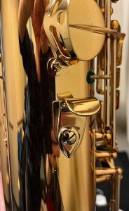 saxophone thumb rest, bass saxophone, P. Mauriat, PM-350,