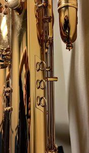 saxophone strap rings, bass saxophone, P. Mauriat, PM-350,