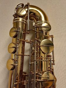 upper bow, bass saxophone, P. Mauriat, PM-350,
