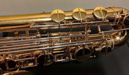 saxophone keys, bass saxophone, P. Mauriat, PM-350,