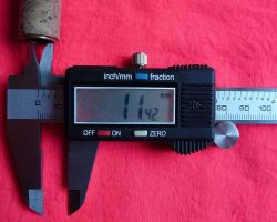 Toneking #29xxx. Source: Bassic Sax calipers used to measure the mouth pipe opening on a vintage German tenor saxophone neck, Julius Keilwerth, Toneking