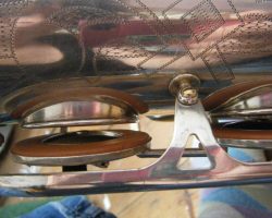 Rolled tone holes on Senator tenor #89xx. Source: A Friend of Bassic Sax rolled tone holes, Dörfler & Jörka tenor sax, silver plated sax, vintage German sax, Senator, stencil sax