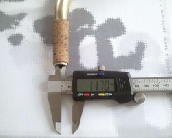 The New King tenor # 32xxx. Source: Paul T. calipers used to measure the mouth pipe opening on a vintage German tenor saxophone neck, Julius Keilwerth, The New King