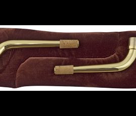 Source: jinyinprowoodwind-brass.com Hawk bass saxophone, Jinyin-made bass saxophone, long wrap bass, stencil sax, Chinese bass sax, vintage American style, Conn New Wonder bass sax copy