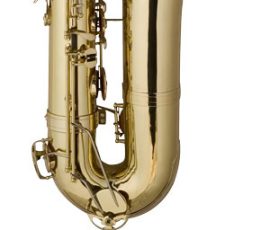 Source: jinyinprowoodwind-brass.com Hawk bass saxophone, Jinyin-made bass saxophone, long wrap bass, stencil sax, Chinese bass sax, vintage American style, Conn New Wonder bass sax copy