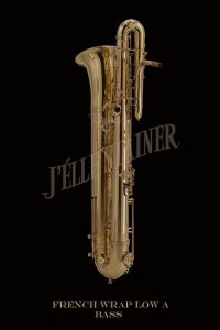 Source: J'Elle Stainer J'Elle Stainer low A bass saxophone, Jinbao-made bass saxophone, short wrap bass, stencil sax, Chinese bass sax, customization by J'Elle Stainer, Super Action 80 Series II copy,