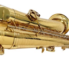 Source: soundhouse.co.jp Playtech bass saxophone, long wrap bass, stencil sax, Chinese bass sax, vintage American style, Conn New Wonder bass sax copy, 2 necks on neck pouch
