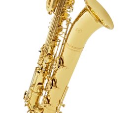 Source: gear4music.com Rosedale bass saxophone, Jinbao-made bass saxophone, short wrap bass, stencil sax, Chinese bass sax, Super Action 80 Series II copy,