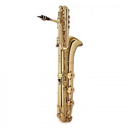 Source: gear4music.com Rosedale bass saxophone, Jinbao-made bass saxophone, short wrap bass, stencil sax, Chinese bass sax, Super Action 80 Series II copy,