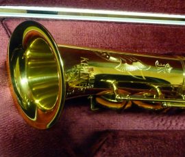 SX90R straight alto # 107xxx. Source: saxophonedepot on eBay.com Keilwerth SX90R straight alto sax, lacquer finish, rolled tone holes, bell engraving,