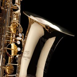 Source: wessex-tubas.com Wessex bass saxophone, Jinbao-made bass saxophone, short wrap bass, stencil sax, Chinese bass sax, Super Action 80 Series II copy,