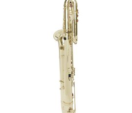 Source: musicmedic.com The Wilmington bass saxophone, Jinbao-made bass saxophone, short wrap bass, stencil sax, Chinese bass sax, Super Action 80 Series II copy,