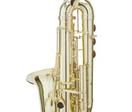 Source: musicmedic.com The Wilmington bass saxophone, Jinbao-made bass saxophone, short wrap bass, stencil sax, Chinese bass sax, Super Action 80 Series II copy,