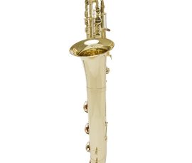Source: musicmedic.com The Wilmington bass saxophone, Jinbao-made bass saxophone, short wrap bass, stencil sax, Chinese bass sax, Super Action 80 Series II copy,