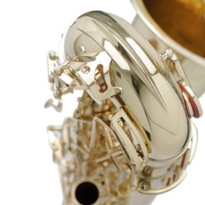 Source: musicmedic.com The Wilmington Professional bass saxophone, Music Medic customized Jinbao-made bass saxophone, short wrap bass, stencil sax, Chinese bass sax, Super Action 80 Series II copy,
