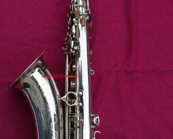 Serial # 00382x. Source: worldwidesax.com DG-500SP, Dave Guardala tenor sax, floral engraving on bell, tenor saxophone, B&S