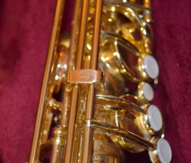 Dave Guardala tenor # 360902 Made in China or Taiwan. Source: jwsax.com Dave Guardala tenor sax, Asian-made saxophone, lacquer with silver bell and neck